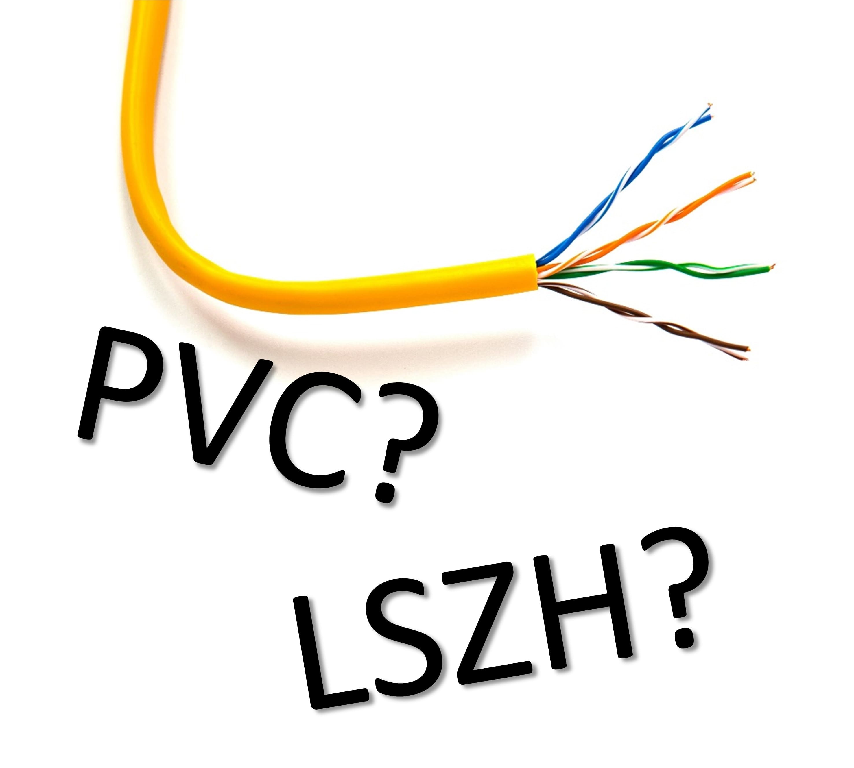 PVC or LSZH LAN cable jacket